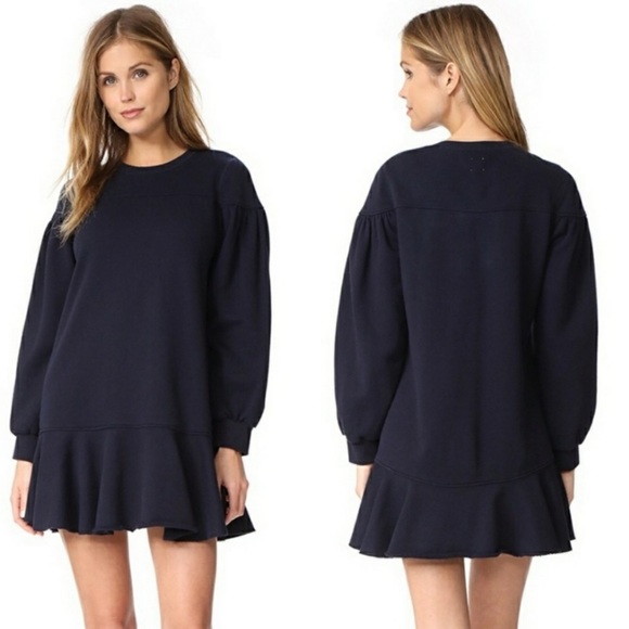 Rebecca Taylor Dresses & Skirts - Rebecca Taylor La Vie Long Sleeve Drop Waist Sweatshirt Dress
